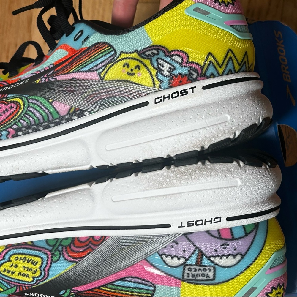 Brooks Mens Multi Run Proud Ghost‎ 15 Men's Running Shoes Size 11.5D - Picture 13 of 16